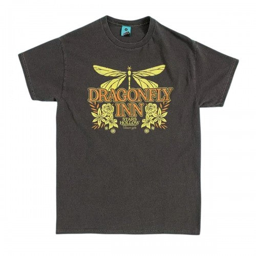 Front - Gilmore Girls Unisex Adult Dragonfly Inn Vintage Washed T-Shirt