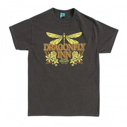 Front - Gilmore Girls Unisex Adult Dragonfly Inn Vintage Washed T-Shirt