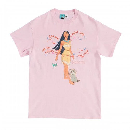 Front - Disney Unisex Adult Pocahontas T-Shirt