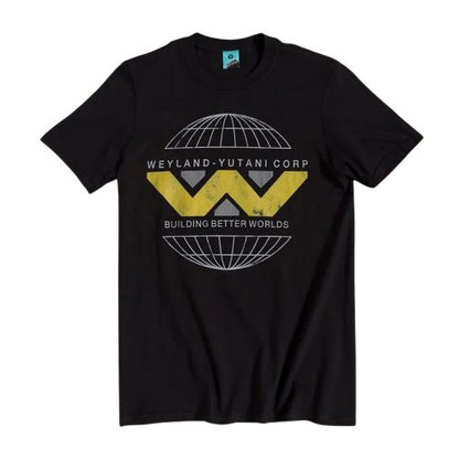 Front - Alien Unisex Adult Weyland Yutani Corp Logo T-Shirt
