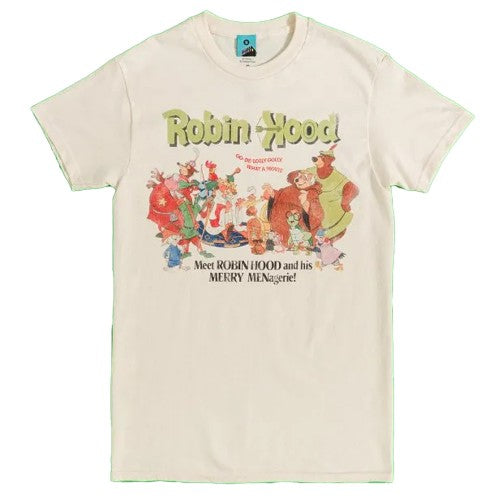 Front - Robin Hood Unisex Adult Movie Poster T-Shirt