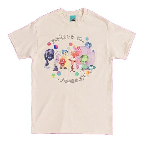 Front - Inside Out Unisex Adult Believe In Yourself T-Shirt