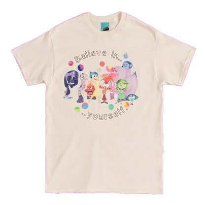 Front - Inside Out Unisex Adult Believe In Yourself T-Shirt