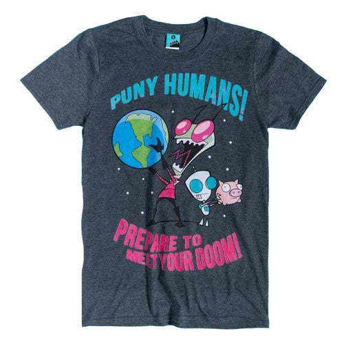 Front - Invader Zim Unisex Adult Meet Your Doom T-Shirt