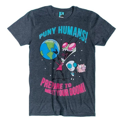 Front - Invader Zim Unisex Adult Meet Your Doom T-Shirt