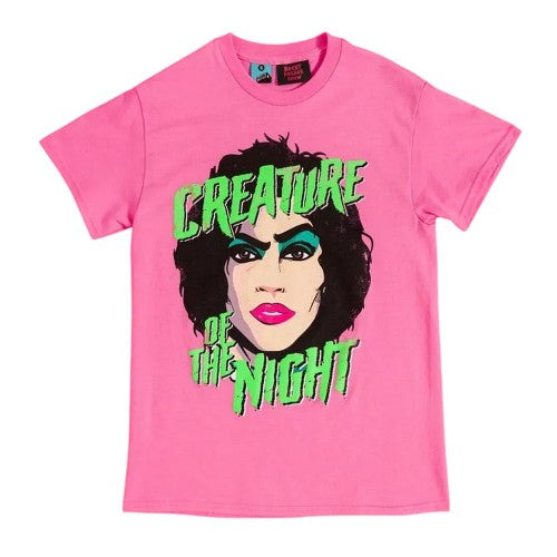 Front - The Rocky Horror Picture Show Unisex Adult Creature Of The Night T-Shirt