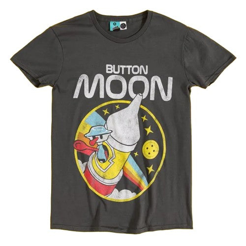 Front - Button Moon Unisex Adult Spaceship T-Shirt