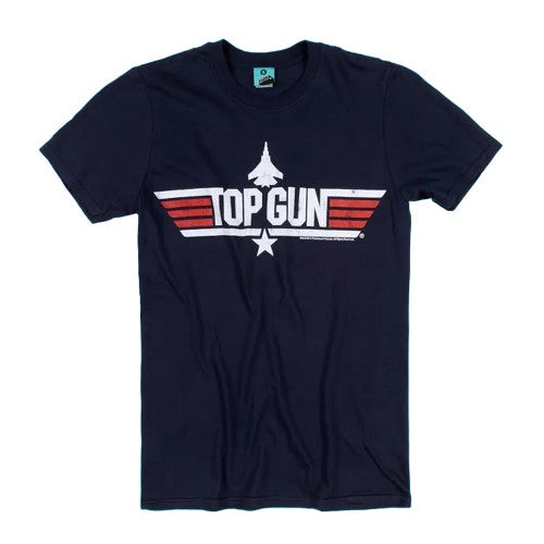 Front - Top Gun Unisex Adult Goose Back Print T-Shirt