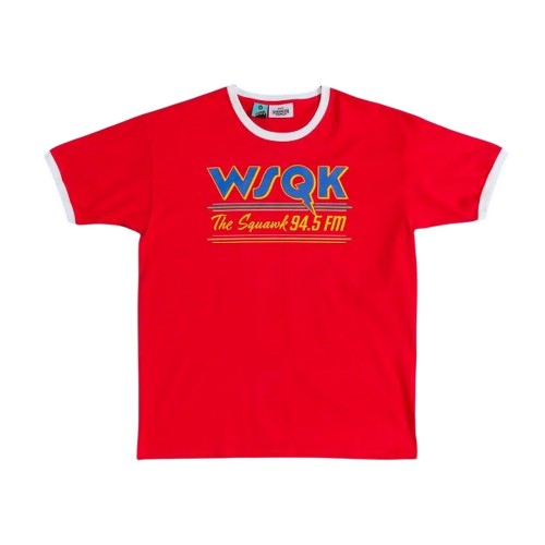 Front - Stranger Things Unisex Adult WSQK Logo T-Shirt