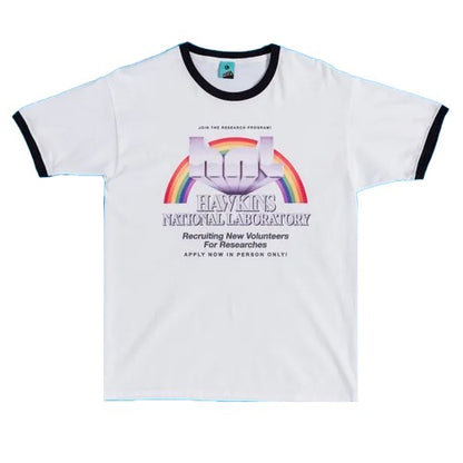 Front - Stranger Things Unisex Adult Hawkins National Laboratory T-Shirt