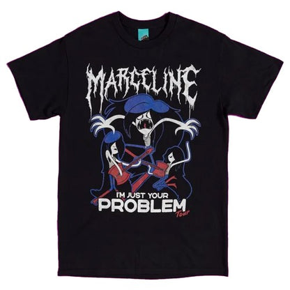 Front - Adventure Time Unisex Adult Just Your Problem Tour Marceline T-Shirt