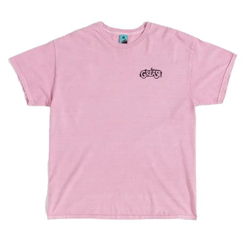 Front - Grease Womens/Ladies Vintage Washed T-Shirt