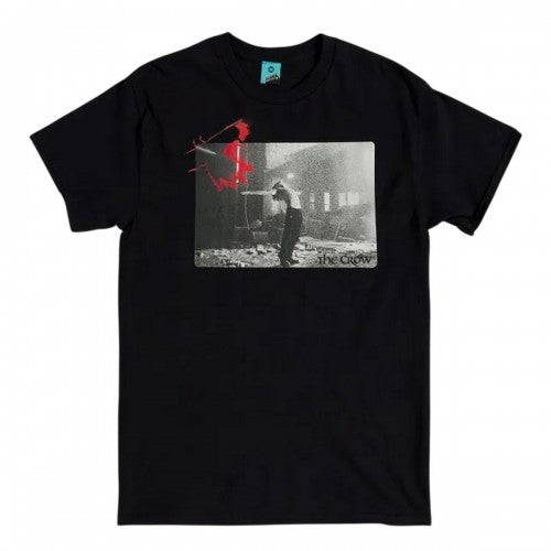 Front - The Crow Unisex Adult It Can´t Rain All The Time Back Print T-Shirt