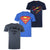 Front - Superman Mens Logo T-Shirt (Pack of 3)
