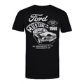 Front - Ford Mens Mustang Detroit Cotton T-Shirt
