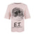 Front - E.T. the Extra-Terrestrial Womens/Ladies Bike Oversized T-Shirt