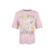 Front - Peanuts Womens/Ladies Flower Power Snoopy Oversized T-Shirt