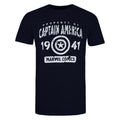 Front - Marvel Mens Property Of Captain America T-Shirt