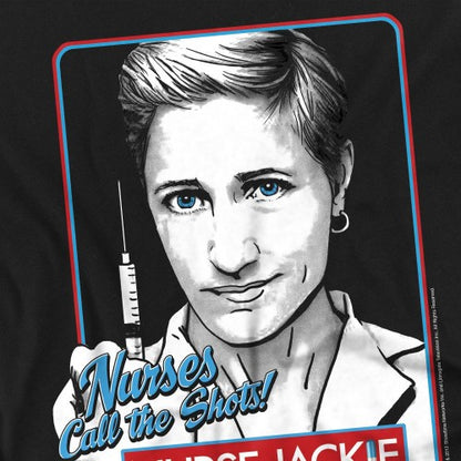 Front - Nurse Jackie Unisex Adult Nurses Call The Shots T-Shirt