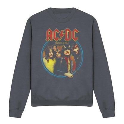 Front - AC/DC Unisex Adult Highway To Hell Sweatshirt