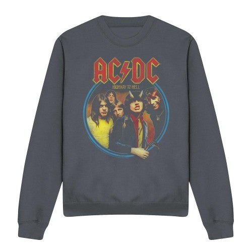 Front - AC/DC Unisex Adult Highway To Hell Sweatshirt