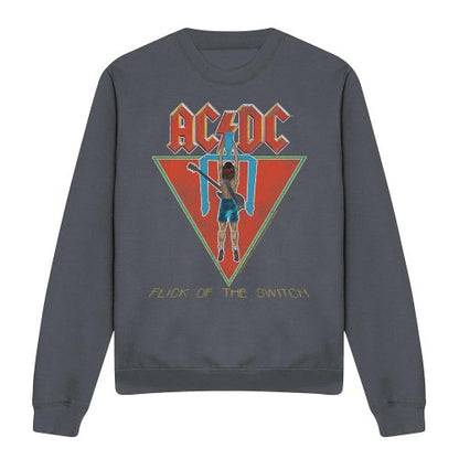 Front - AC/DC Unisex Adult Flick of the Switch Sweatshirt