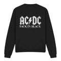 Front - AC/DC Unisex Adult Back In Black Sweatshirt