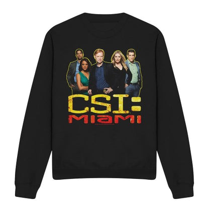 Front - CSI: Miami Unisex Adult Cast Sweatshirt