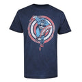 Front - Captain America Mens Shield Charge T-Shirt