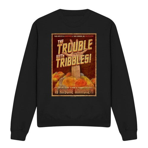 Front - Star Trek Unisex Adult Tribbles: The Movie Sweatshirt