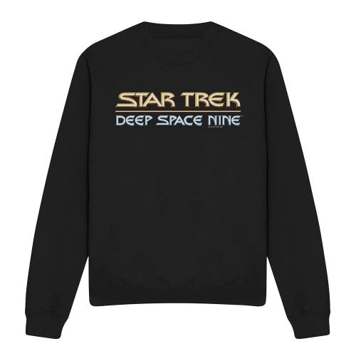 Front - Star Trek Unisex Adult Deep Space Nine Logo Sweatshirt