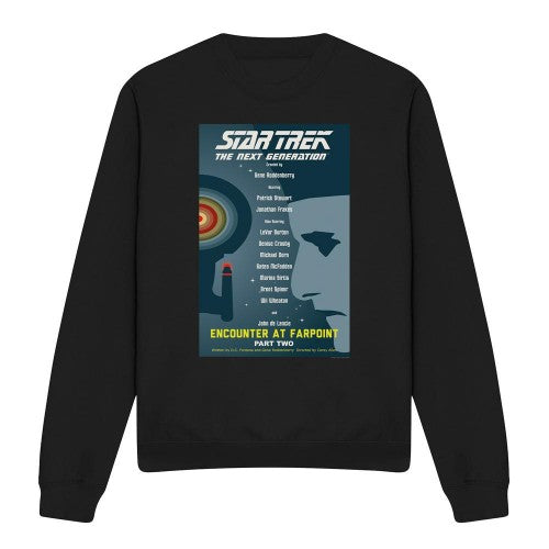 Front - Star Trek Unisex Adult The Next Generation Season 1 Episode 2 Sweatshirt