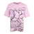 Front - Disney Womens/Ladies Minnie Mouse Bubblegum Slouch T-Shirt