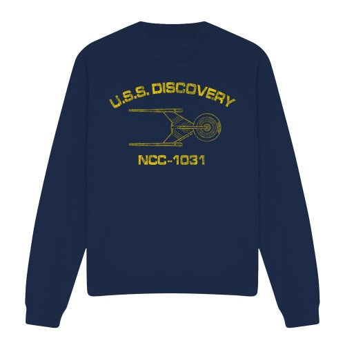 Front - Star Trek: Discovery Unisex Adult Athletic Sweatshirt