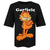 Front - Garfield Womens/Ladies Smug Oversized T-Shirt