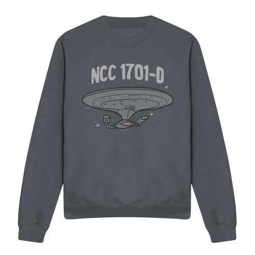 Front - Star Trek Unisex Adult The Next Generation Sweatshirt