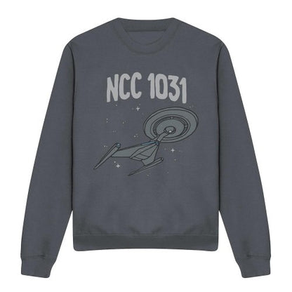 Front - Star Trek Unisex Adult The Crossfield Class Sweatshirt