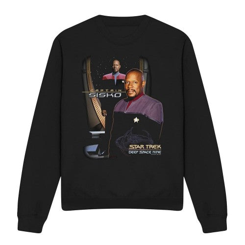 Front - Star Trek Unisex Adult Captain Sisko Sweatshirt