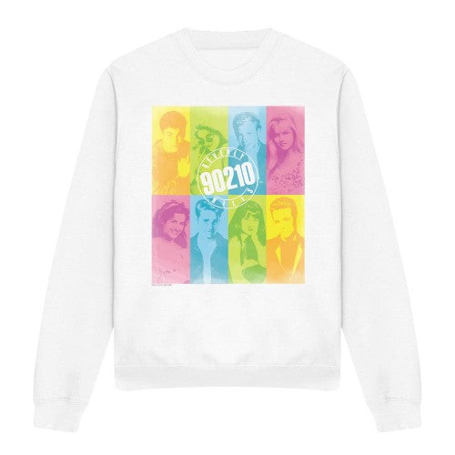 Front - 90210 Unisex Adult Color Block of Friends Sweatshirt
