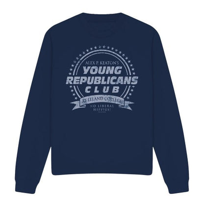 Front - Family Ties Unisex Adult Young Republicans Club Sweatshirt