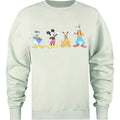 Front - Mickey Mouse & Friends Womens/Ladies Line Up Sweatshirt