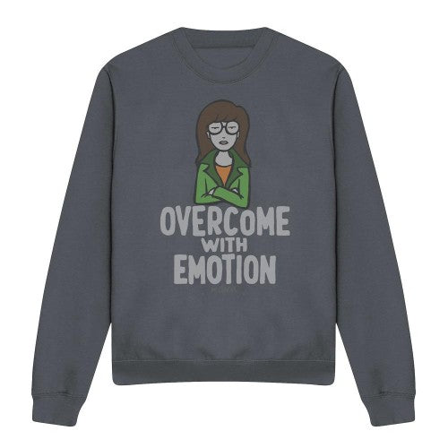 Front - Daria Unisex Adult Daria Quote Sweatshirt