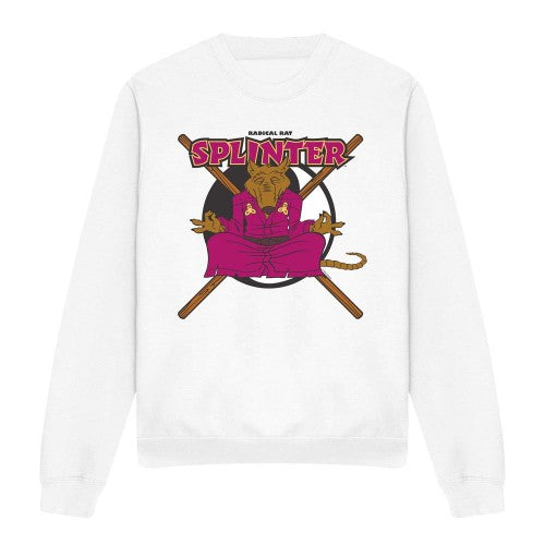 Front - Teenage Mutant Ninja Turtles Unisex Adult Radical Rat Splinter Sweatshirt