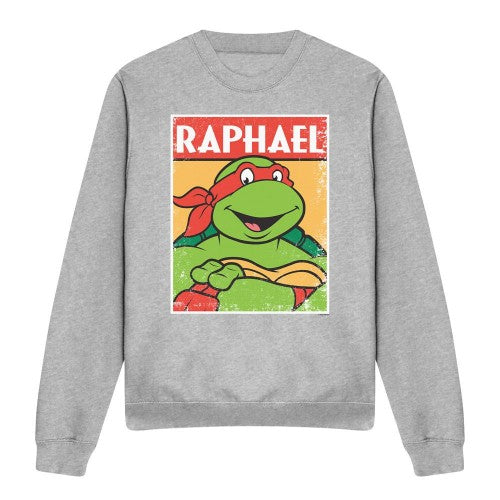 Front - Teenage Mutant Ninja Turtles Unisex Adult Raphael Sweatshirt