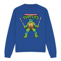 Front - Teenage Mutant Ninja Turtles Unisex Adult Leonardo Retro Sweatshirt