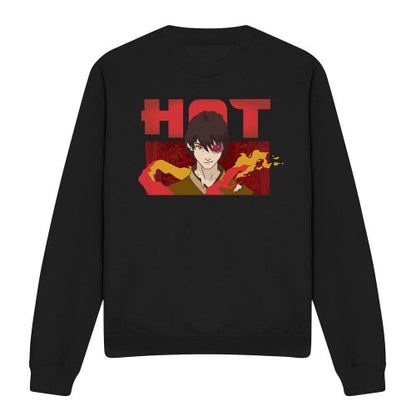 Front - Avatar: The Last Airbender Unisex Adult Hot Zuko Sweatshirt