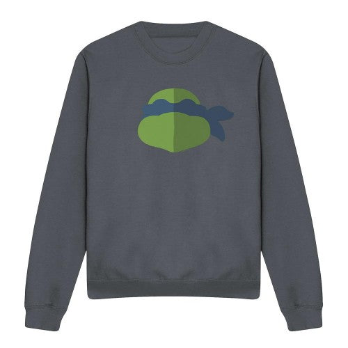 Front - Teenage Mutant Ninja Turtles Unisex Adult Leonardo Face Sweatshirt