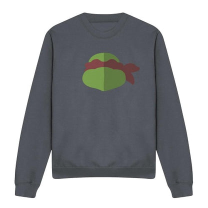 Front - Teenage Mutant Ninja Turtles Unisex Adult Raphael Face Sweatshirt