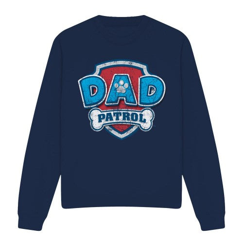 Front - Paw Patrol Unisex Adult Dad Patrol Fathers Day Sweatshirt
