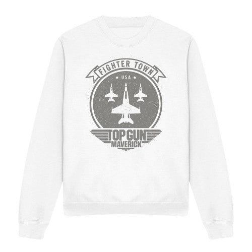 Front - Top Gun: Maverick, Top Gun: Maverick Unisex Adult Fighter Town Sweatshirt